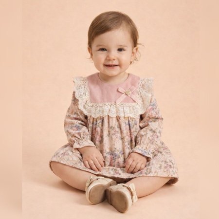 فستان الورود الأنيق